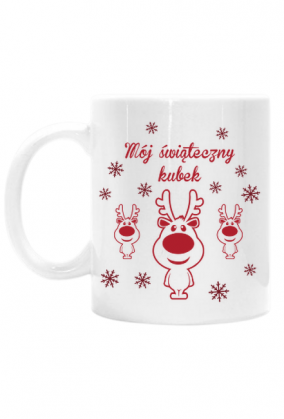 Mój świąteczny kubek [kubek z nadrukiem pod choinkę]
