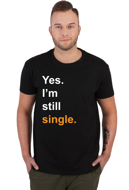 Koszulka męska - Still Single