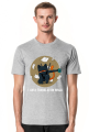 Szary t-shirt/koszulka "I am a translation ninja"