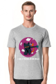 Szary t-shirt/koszulka "I am a translation ninja"
