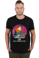 Czarny t-shirt/koszulka "CAT Quality Assurance Feature"
