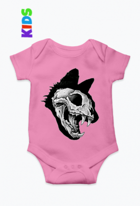 Skull Evil Cat body dziecięce