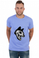 Skull Evil Cat koszulka męska
