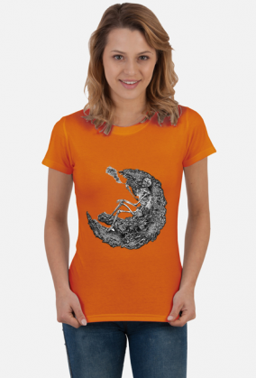 Smoke Skeleton koszulka damska