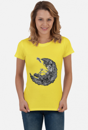 Smoke Skeleton koszulka damska