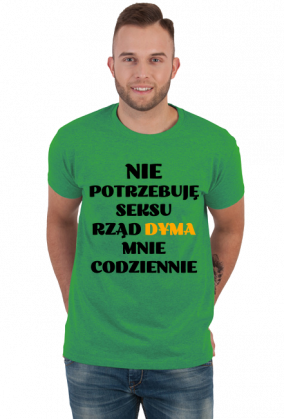 Koszulka męska Rząd Dyma Mnie Codziennie
