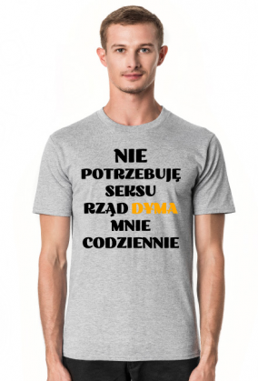 Koszulka męska Rząd Dyma Mnie Codziennie