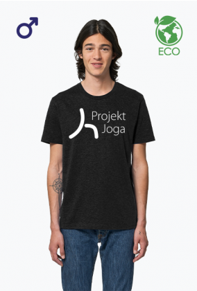 Eco t-shirt czarny z logo