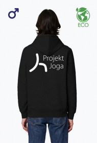 Eco bluza czarna nadruk tył