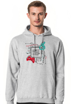 Bluza z Kapturem Cytat Jasna