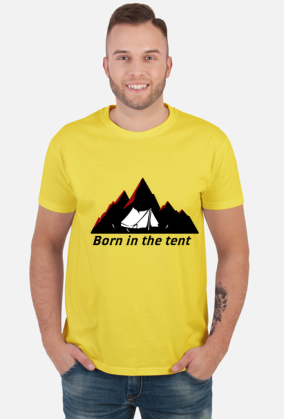 Born in the tent czerwona