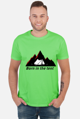 Born in the tent czerwona
