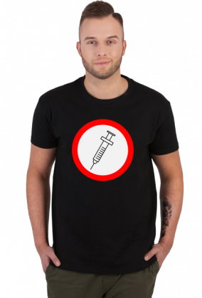 Koszulka męska ZAKAZ SZCZEPIEŃ