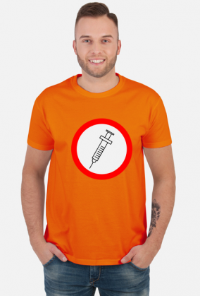 Koszulka męska ZAKAZ SZCZEPIEŃ