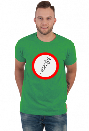 Koszulka męska ZAKAZ SZCZEPIEŃ