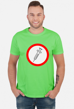 Koszulka męska ZAKAZ SZCZEPIEŃ