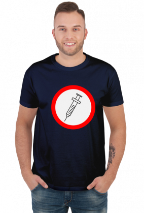 Koszulka męska ZAKAZ SZCZEPIEŃ