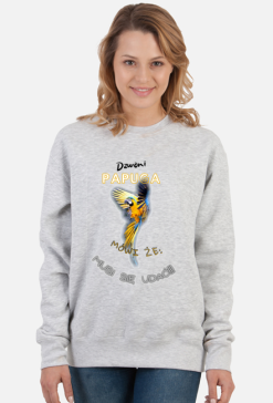 Bluza damska papuga