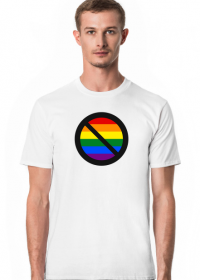 Koszulka Anty-LGBT Biała