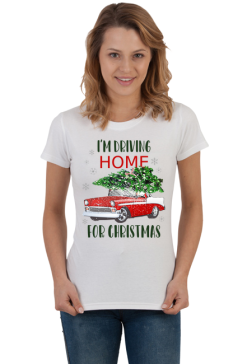 I'm driving home for Christmas [koszulka damska]
