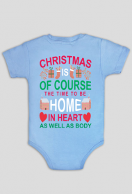 Body niemowlęce z motywem świątecznym.