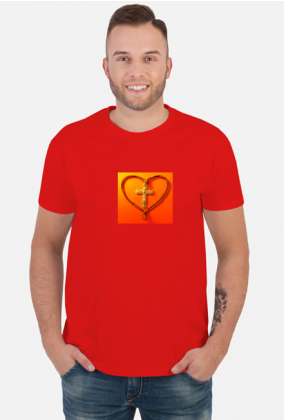 Koszulka Krzyż w Sercu
