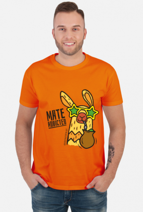 Lama Mate Addicted - koszulka męska