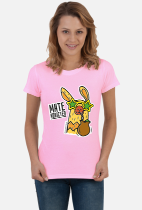 Lama Mate Addicted - koszulka damska