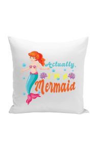 Poduszka z motywem syrenki.