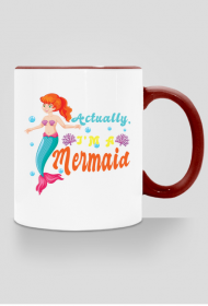 Kubek z motywem syrenki.