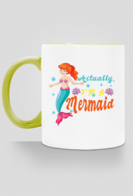 Kubek z motywem syrenki.