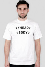 Koszulka HTML dla "programistów HTML"