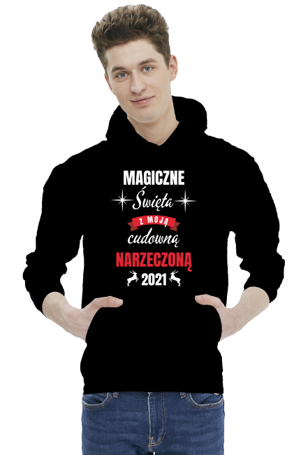 Bluza Męska - Magiczne Święta z moją cudowną narzeczoną