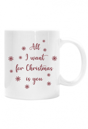 All I want for Christmas is a new guitar - [świąteczny kubek]
