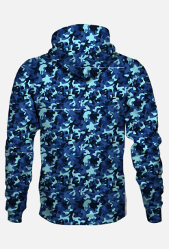 Bluza Camo Niebieska