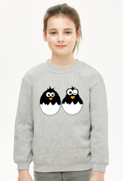 Bluza dziecięca z motywem ptaków.