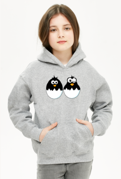 Bluza dziewczęca z motywem ptaków.