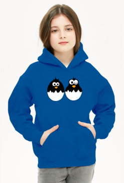 Bluza dziewczęca z motywem ptaków.