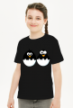 Koszulka dziewczęca z motywem ptaków.