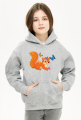 Bluza dziewczęca z motywem wiewiórki.