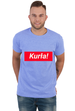 T-shirt męski z napisem