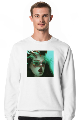 bluza dziewczyna w okularach