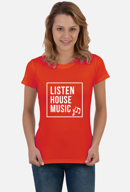 Koszulka damska Listen House Music