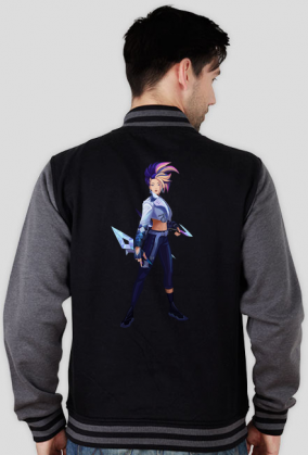 LoL Akali KDA All Out - bluza męska college baseball