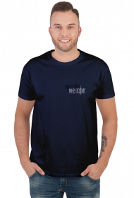 koszulka z rosyjskim nadrukiem "мне пофиг", męska