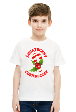 Koszulka dla chłopca ŚWIĄTECZNY CUKIERECZEK