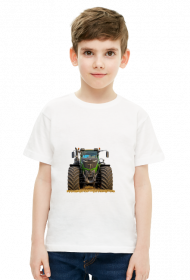 Koszulka dziecięca z traktorem FENDT przodem