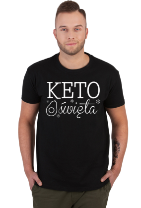 Keto święta - święta na diecie keto - koszulka męska