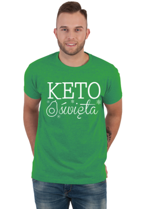 Keto święta - święta na diecie keto - koszulka męska