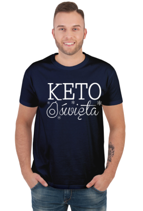 Keto święta - święta na diecie keto - koszulka męska